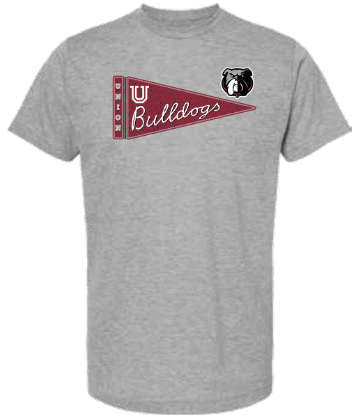 * FINAL SALE * Union Bulldogs Pennant Short Sleeve Tee; $22.95