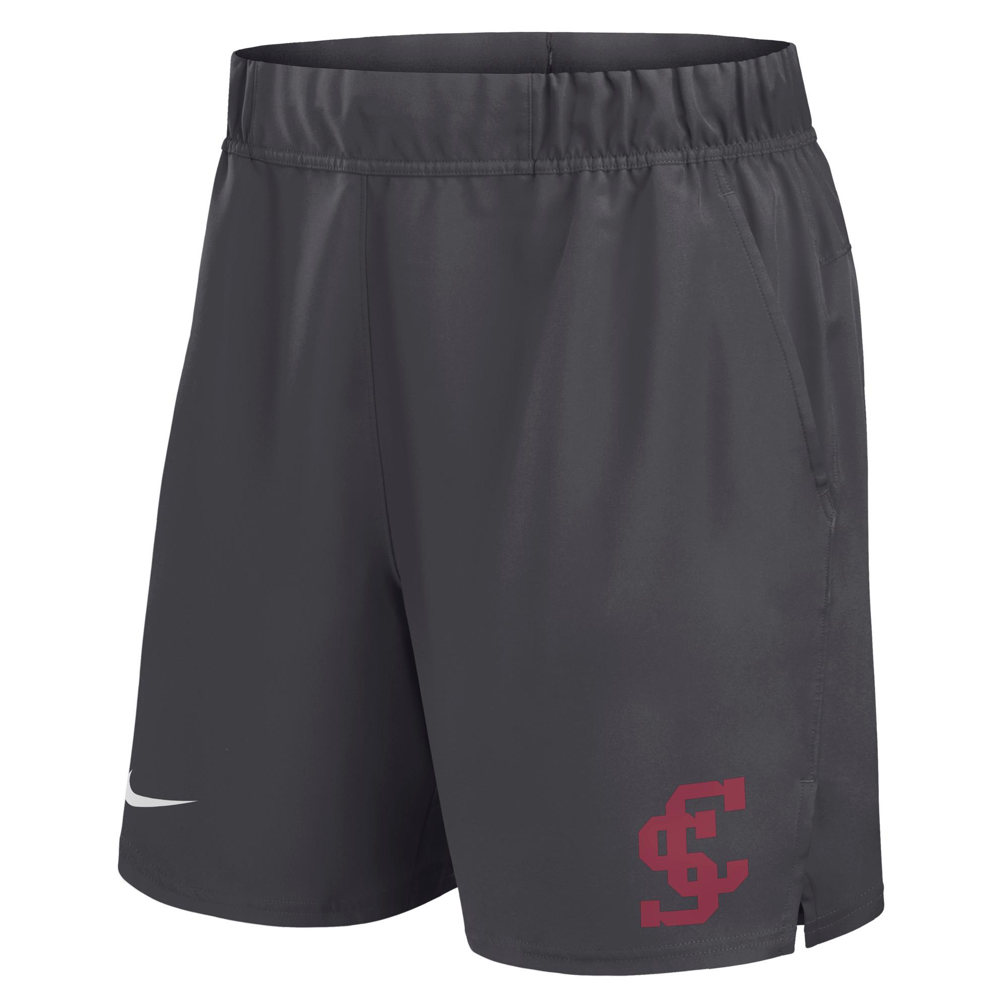 image of: Santa Clara Broncos Nike Men's Victory Shorts, Charcoal