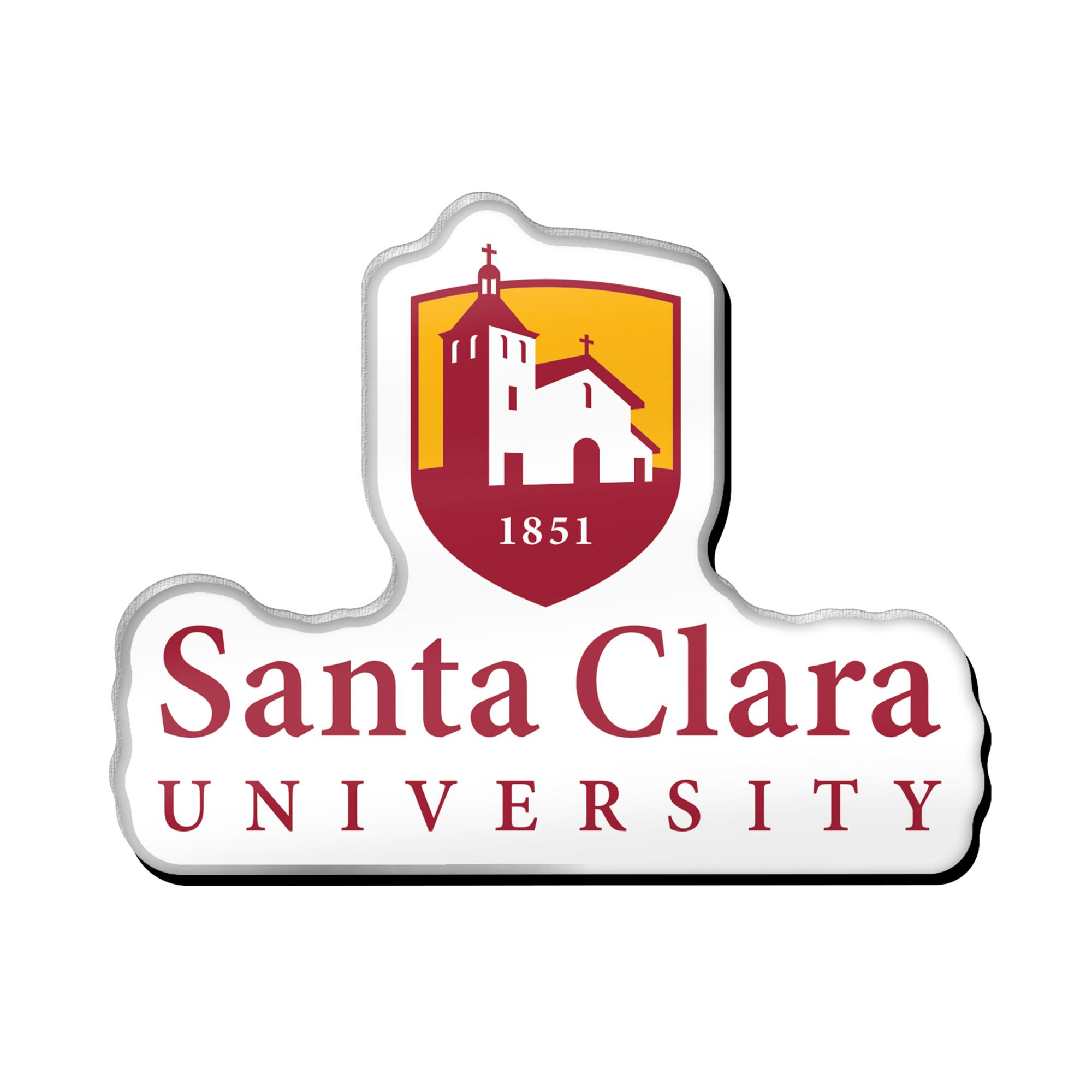 image of: Santa Clara University Acrylic Lapel Pin
