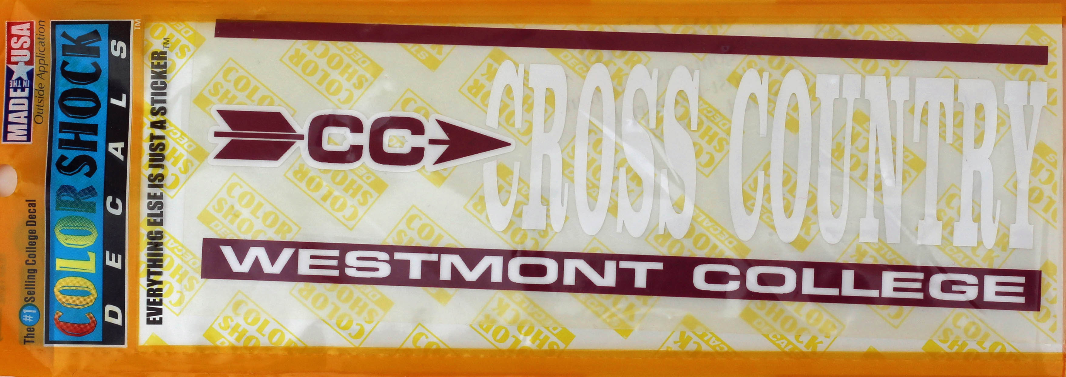 image of: Color Shock Cross Country Decal