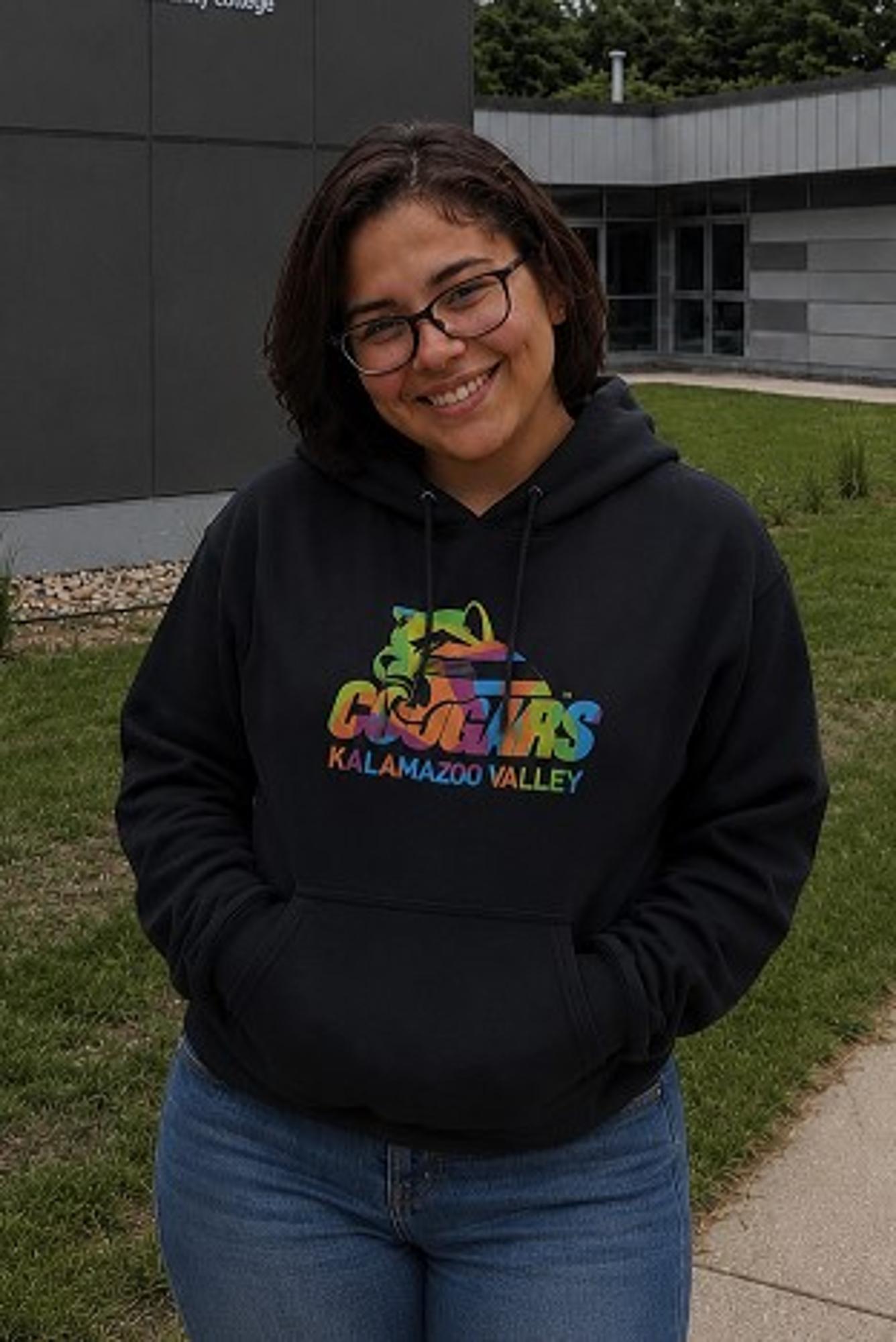Cobalt & Ivy KVCC Puffed Graphic Hoodie