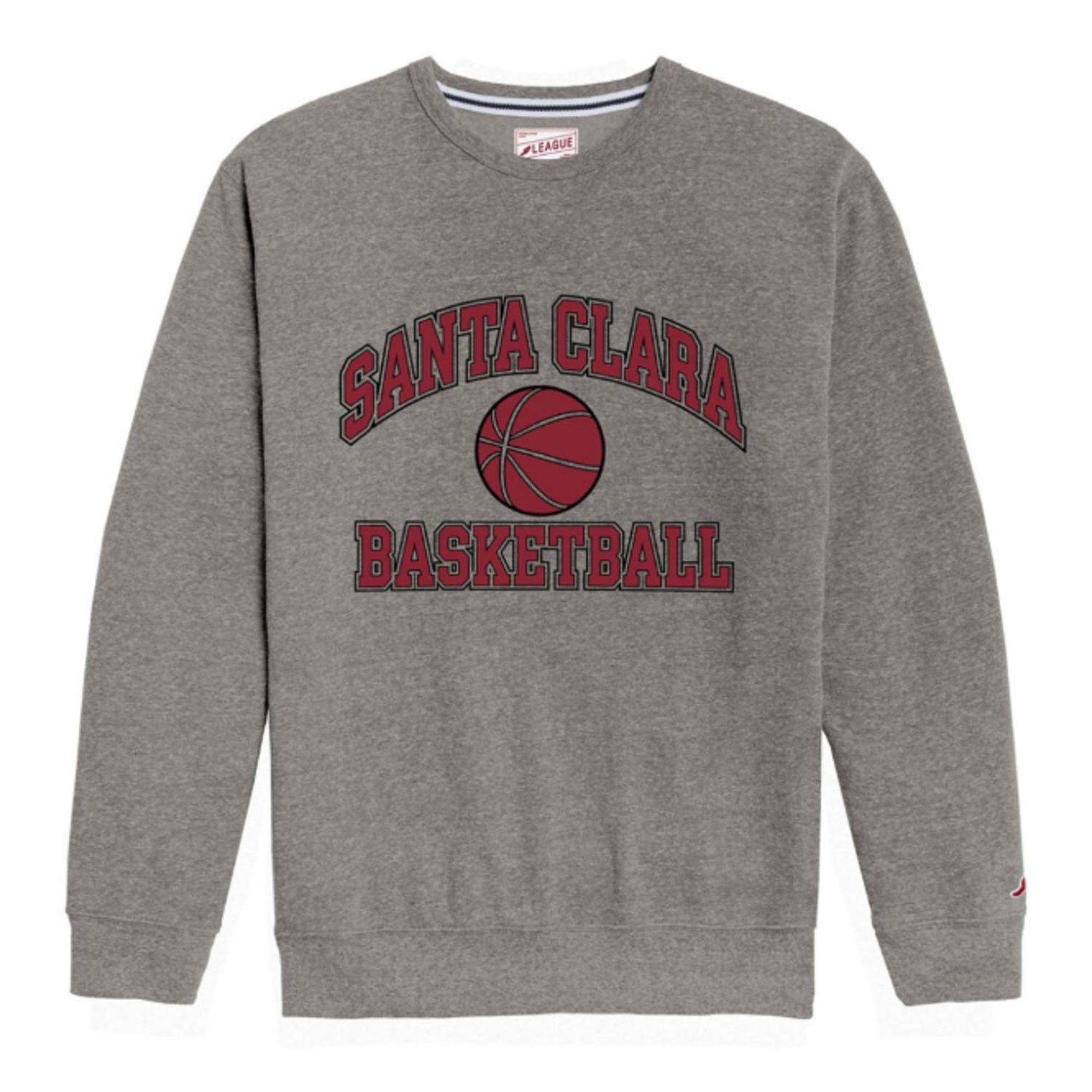 Product image 1 of 1 for Santa Clara Broncos Heritage Classic Crewneck Sweatshirt, Santa Clara Basketball, Heather Grey