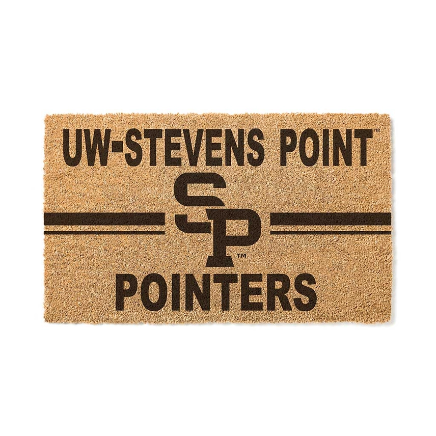 Product image 1 of 2 for UWSP Pointers Doormat, 18x30 inches