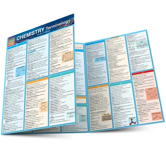 Cover image for CHEMISTRY TERMINOLOGY LAMINATED STUDY GUIDE