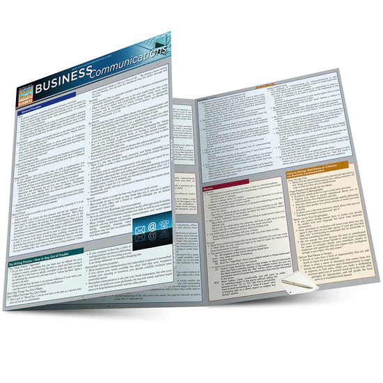 Cover image for BUSINESS COMMUNICATIONS LAMINATED REFERENCE GUIDE