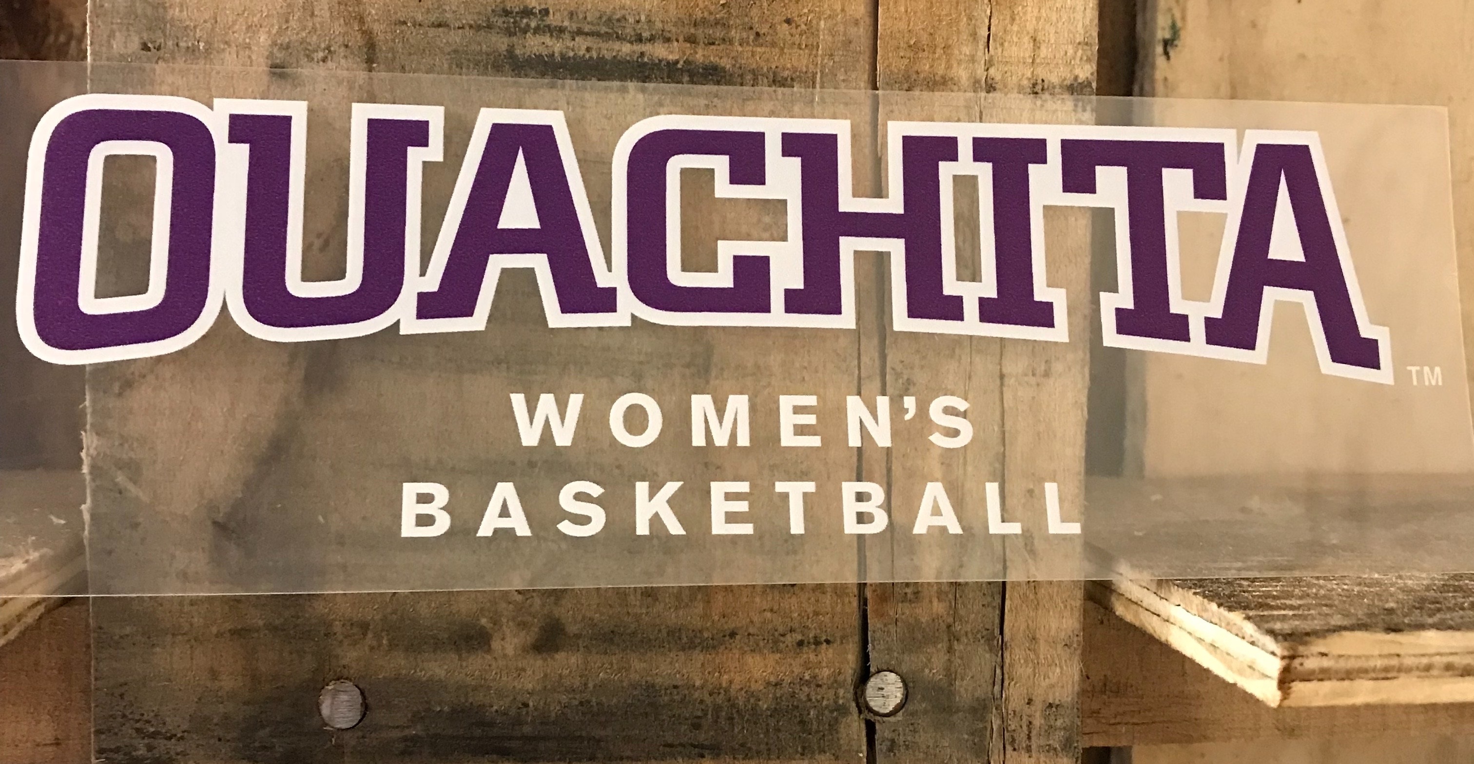 image of: Ouachita Women's Basketball Decal