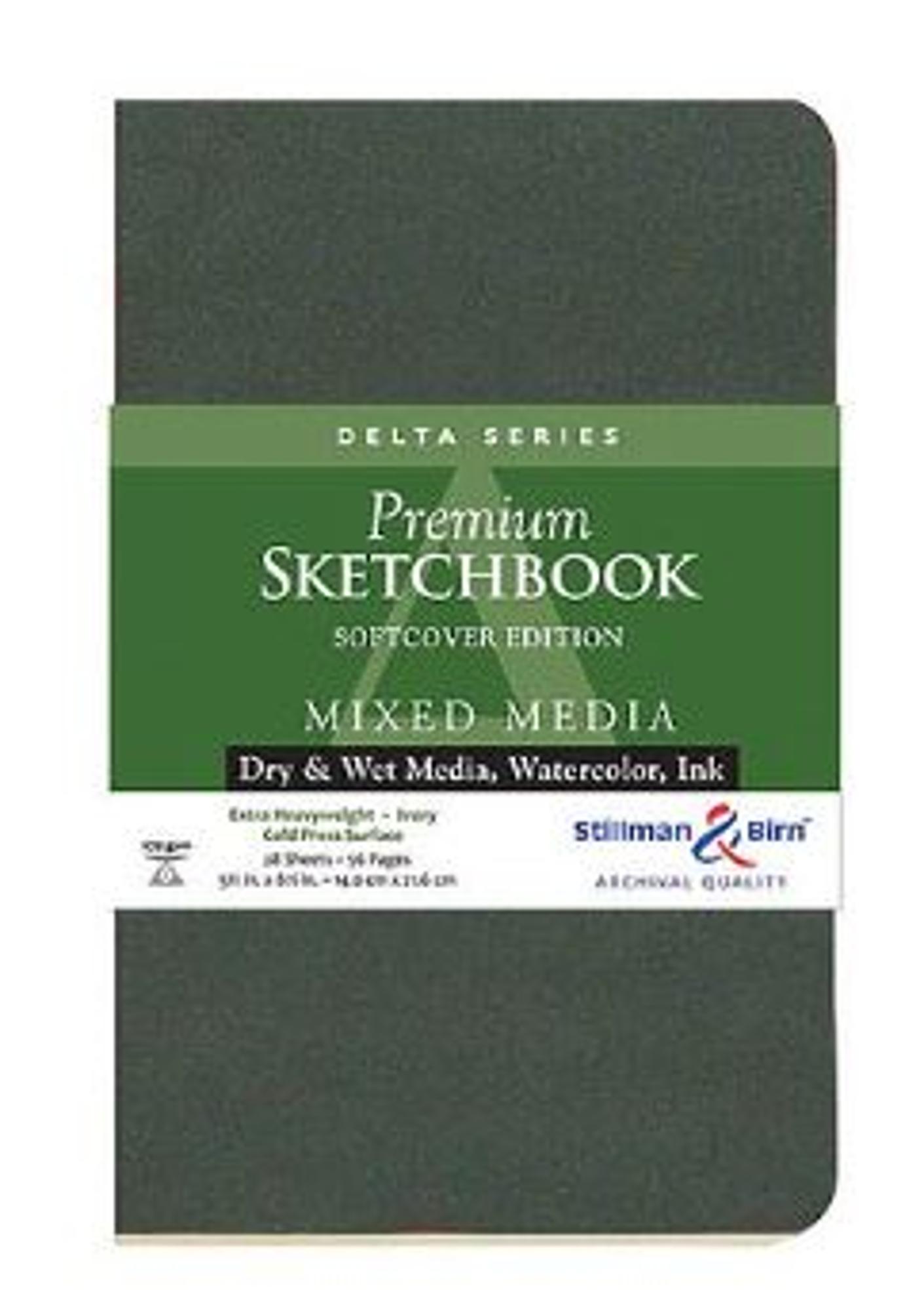 image of: Delta Mixed Media Softcover Sketchbook 5.5 x 8.5