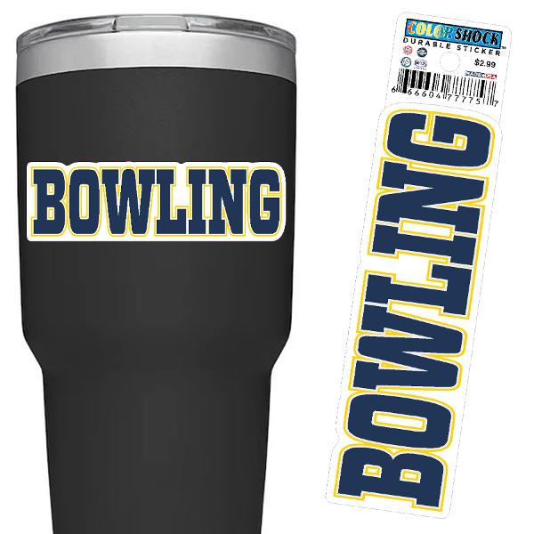 Bowling Textured Sticker; $2.99
