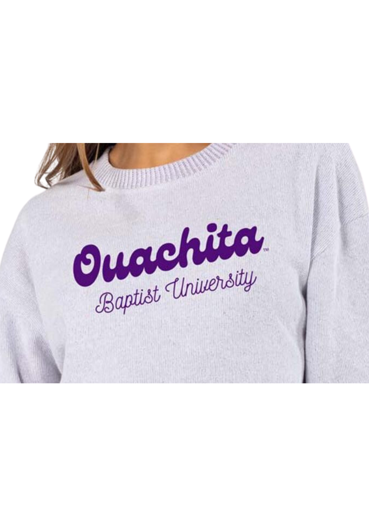 image of: *FINAL SALE* Ouachita Baptist Women's Warm Up Crew Sweatshirt