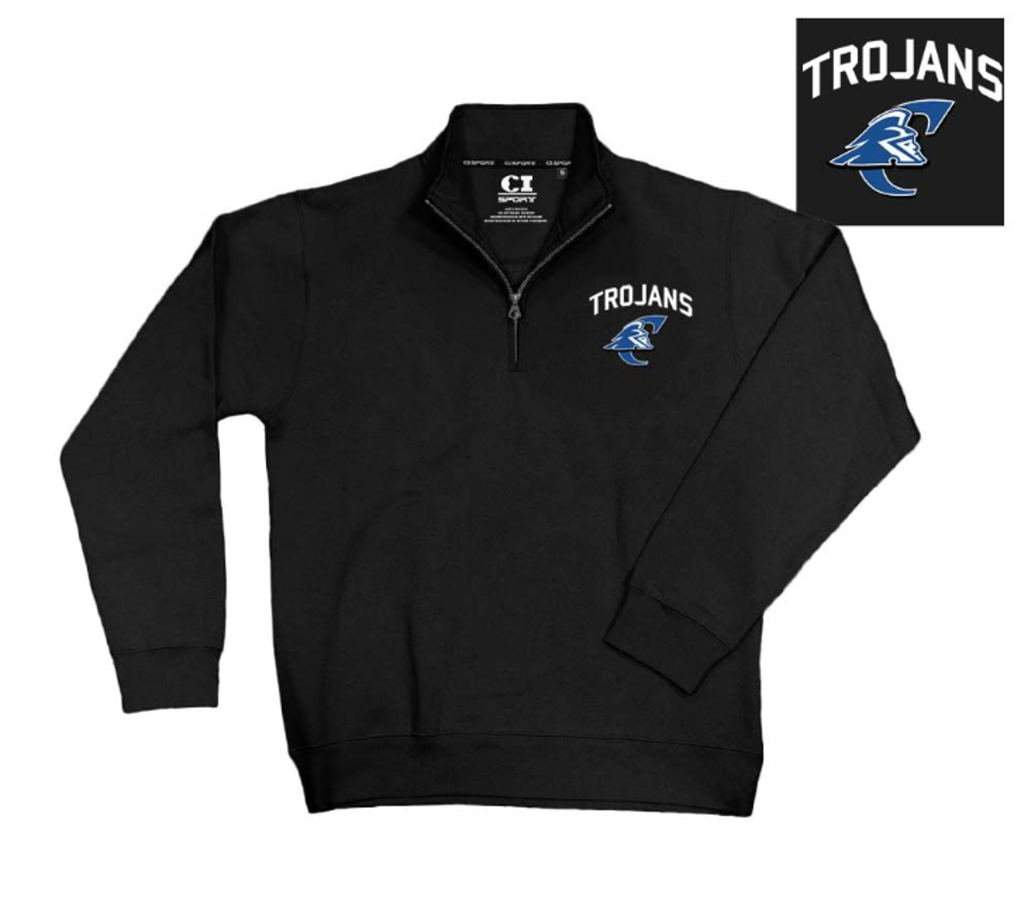 image of: Trojans 1/4 Zip