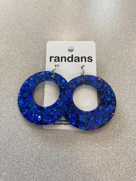 DOUBLE CIRCLE HOOPS FRAMELESS EARRINGS; $18.99