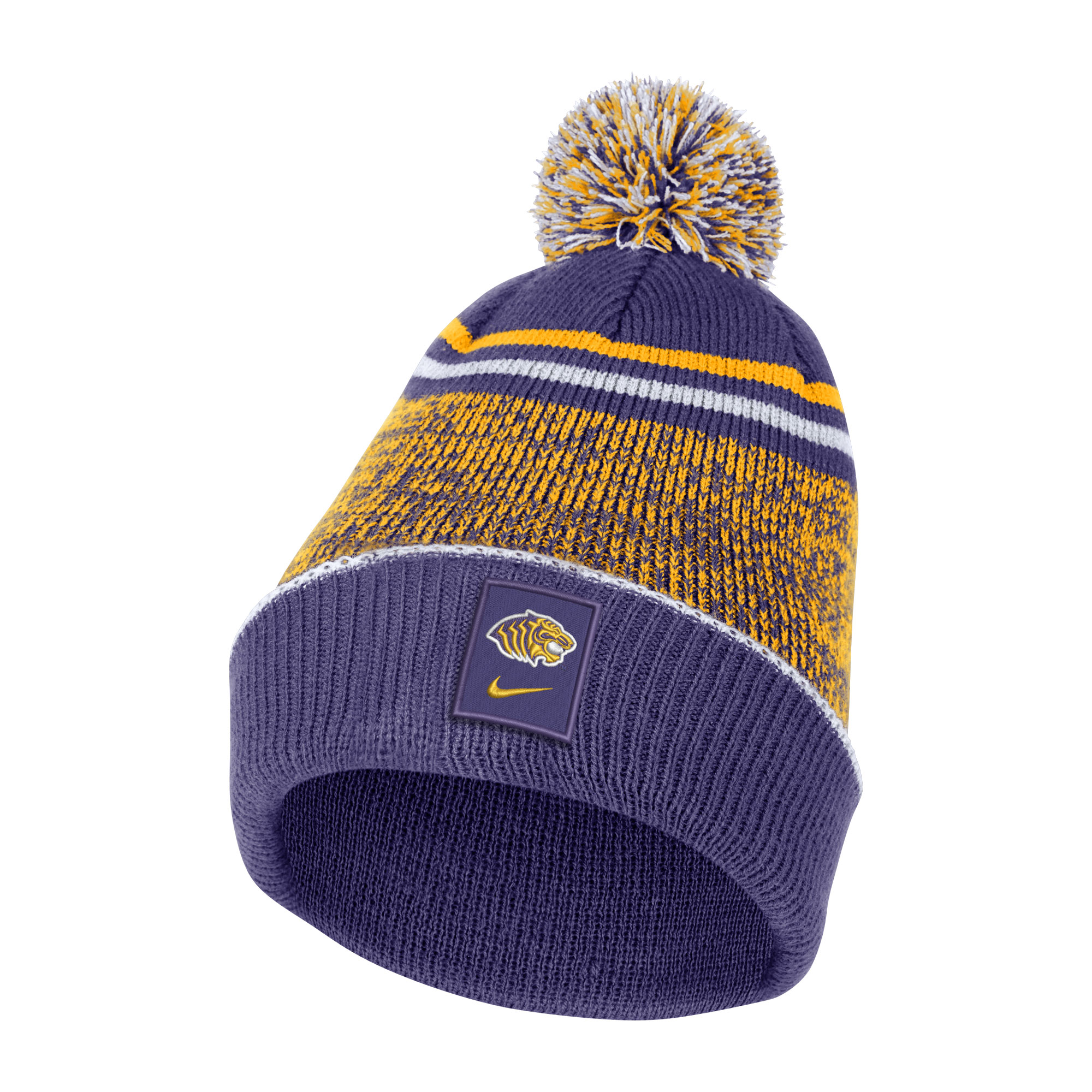 image of: Ouachita Tiger Sideline Pom Beanie