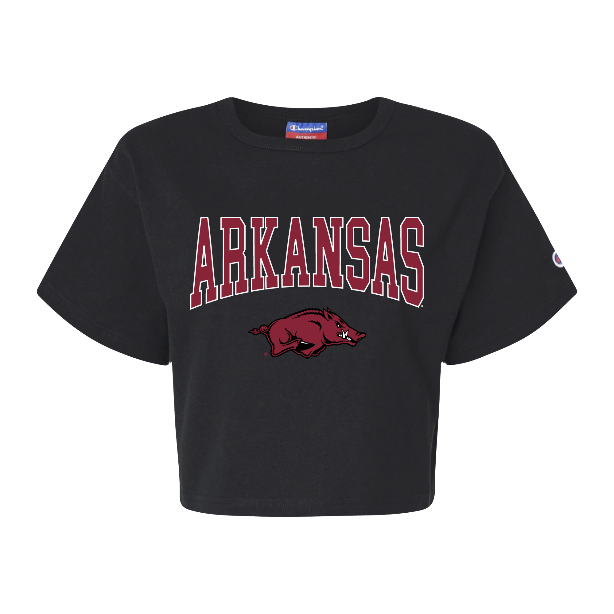 image of: Arkansas Razorbacks Go Team Cropped Tee