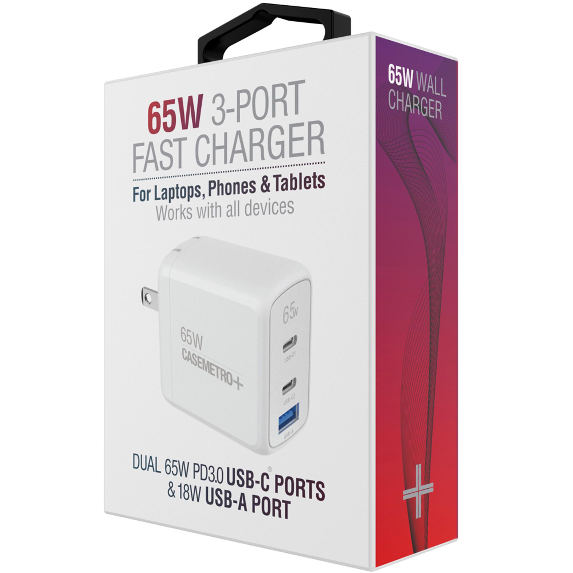 Product image 1 of 1 for 65W 3-PORT FAST CHARGER