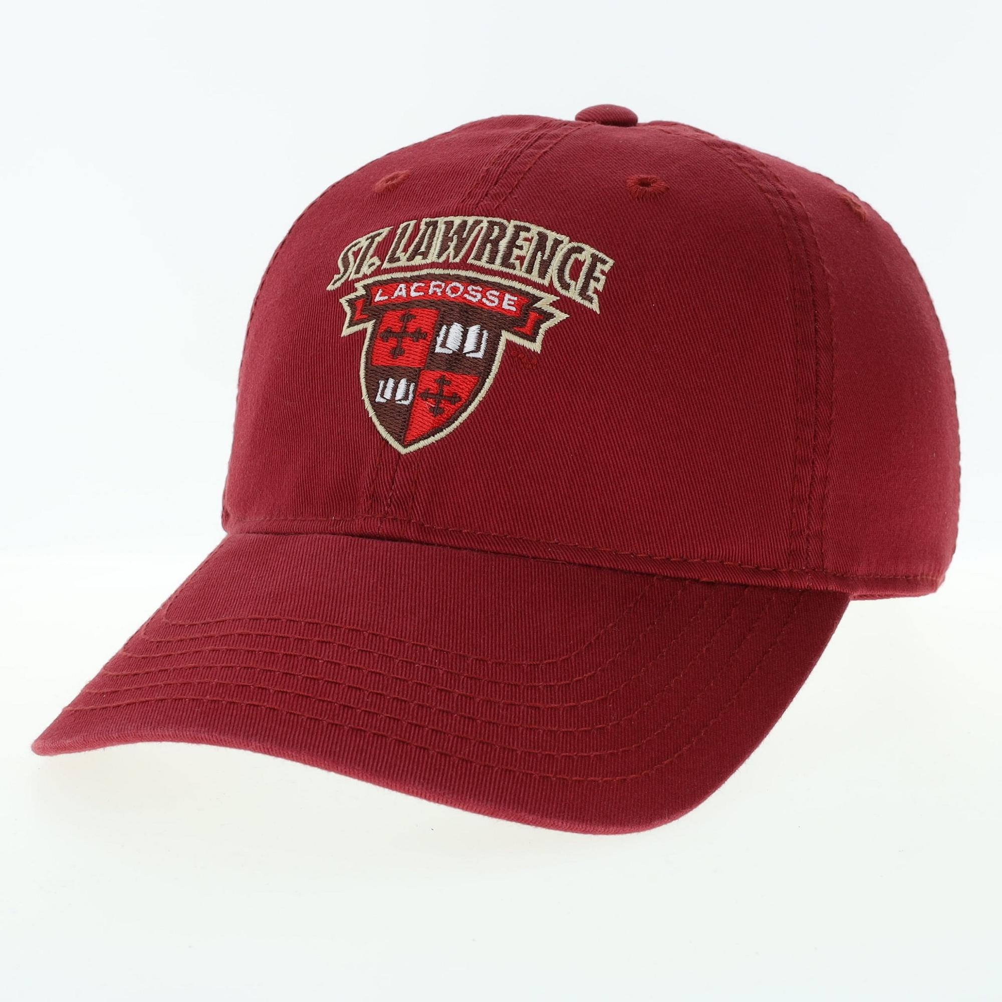 St. Lawrence Lacrosse Shield Hat | SLU Brewer Bookstore