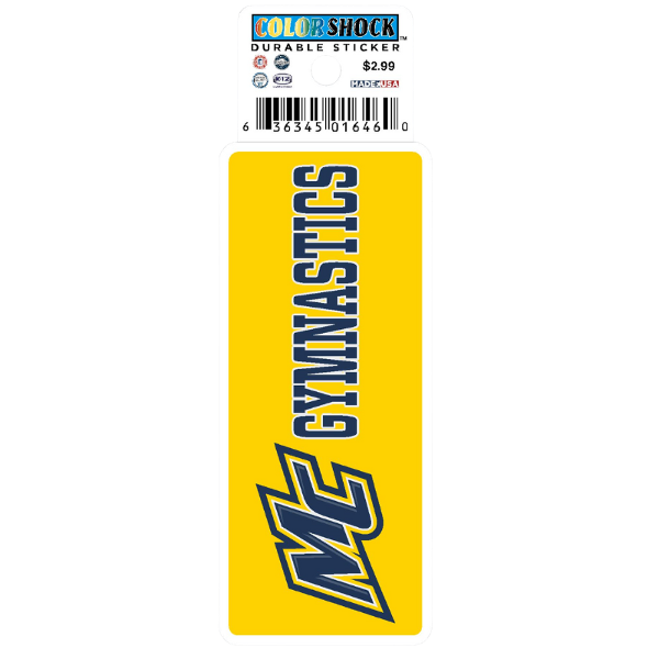 MC Gymnastics Textured Stickers; $2.99