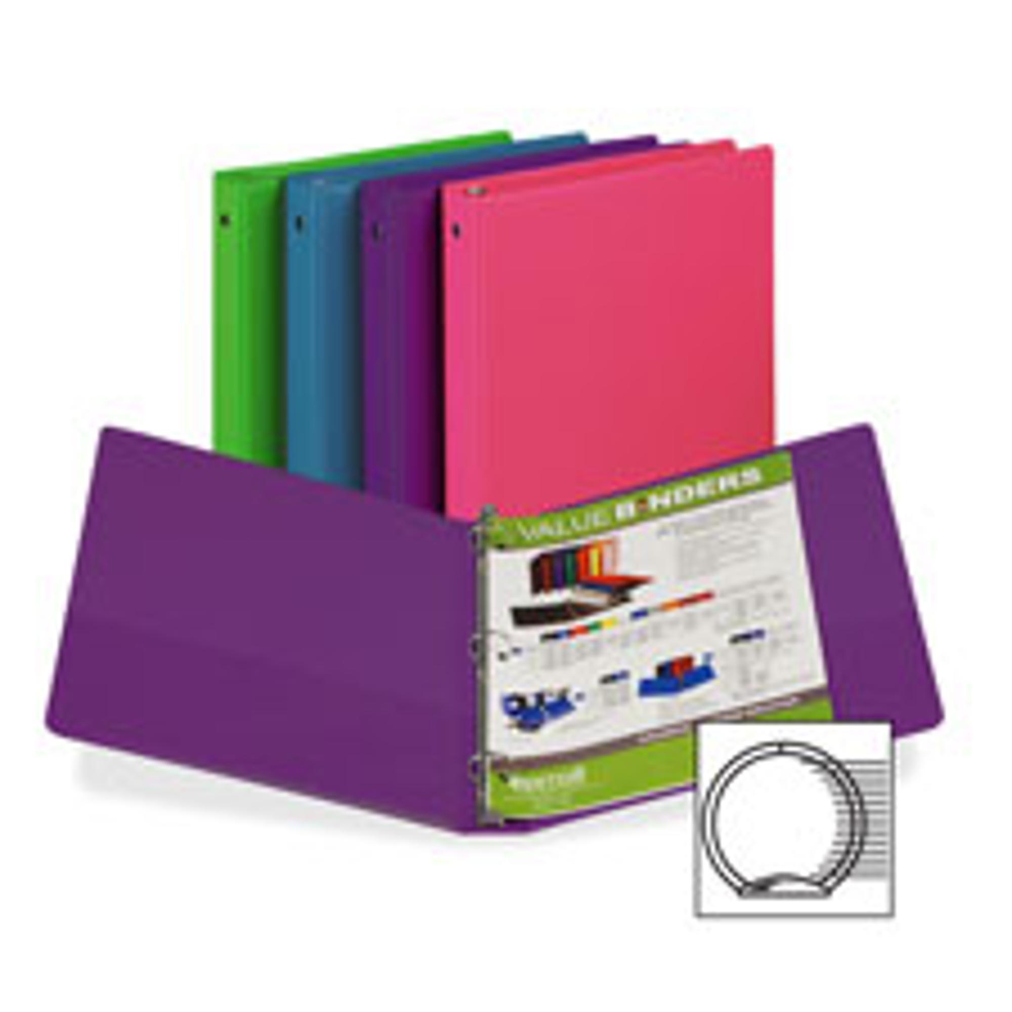 Product image 1 of 1 for Samsill Value Storage Pocket Binders Black .5in