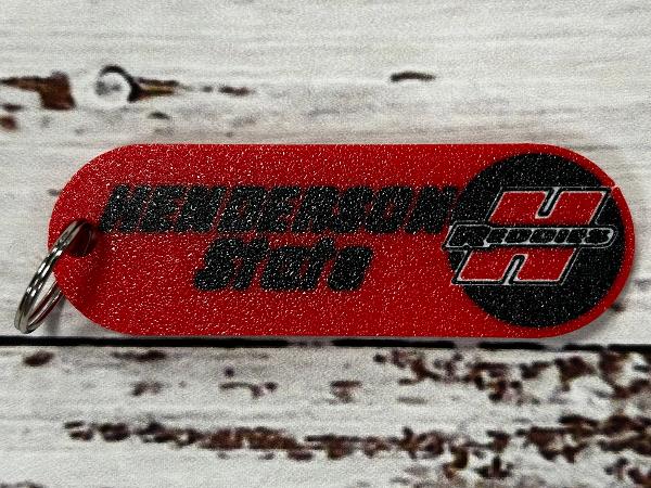 Henderson State Reddies 3-D Printed Keychain; $2.99