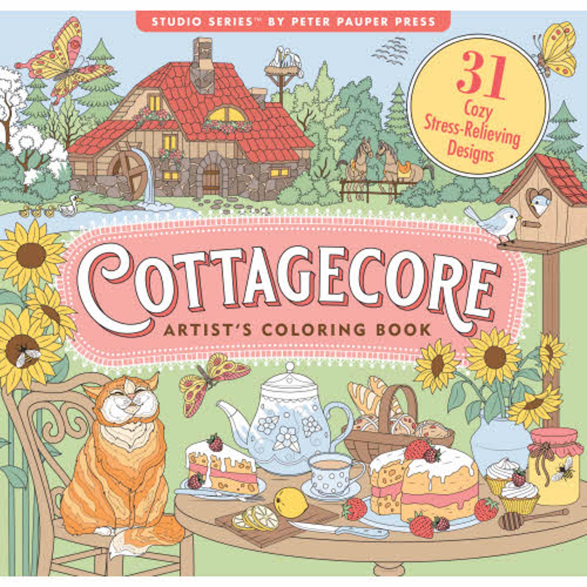image of: COLOR BOOK COTTAGECORE