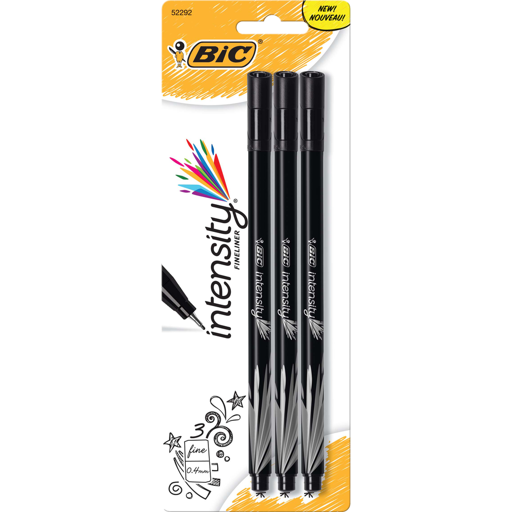 Product image 1 of 1 for BIC Intensity Fineliner Marker Pen 3pk