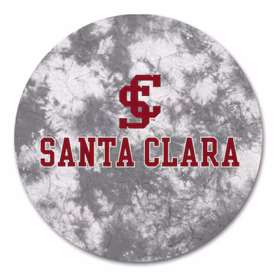 image of: Santa Clara University Round Coaster, Tie Dye