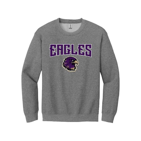 AU CREW SWEATSHIRT EAGLE GRY; $38.99