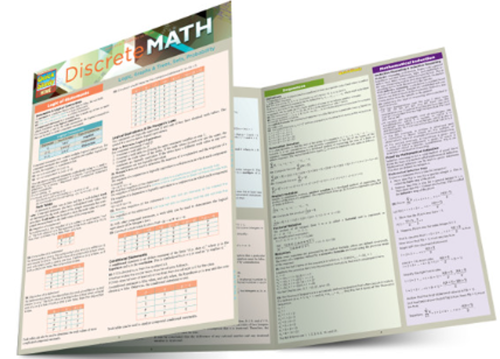 image of: DISCRETE MATH QUICK STUDY