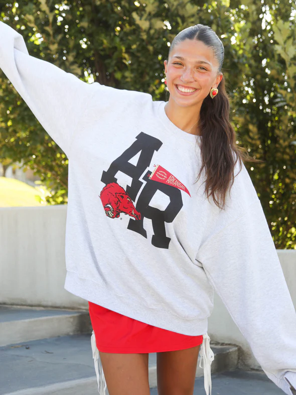 image of: Arkansas Razorbacks Pennant Vault Sweatshirt