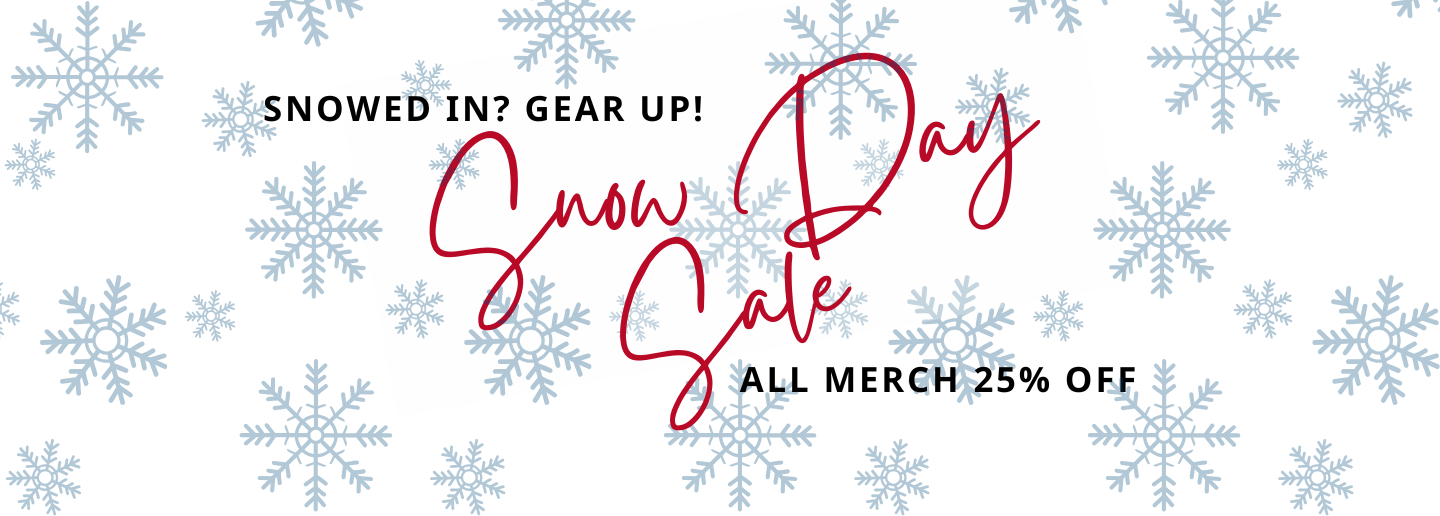 Click to shop 25% off all merchandise.