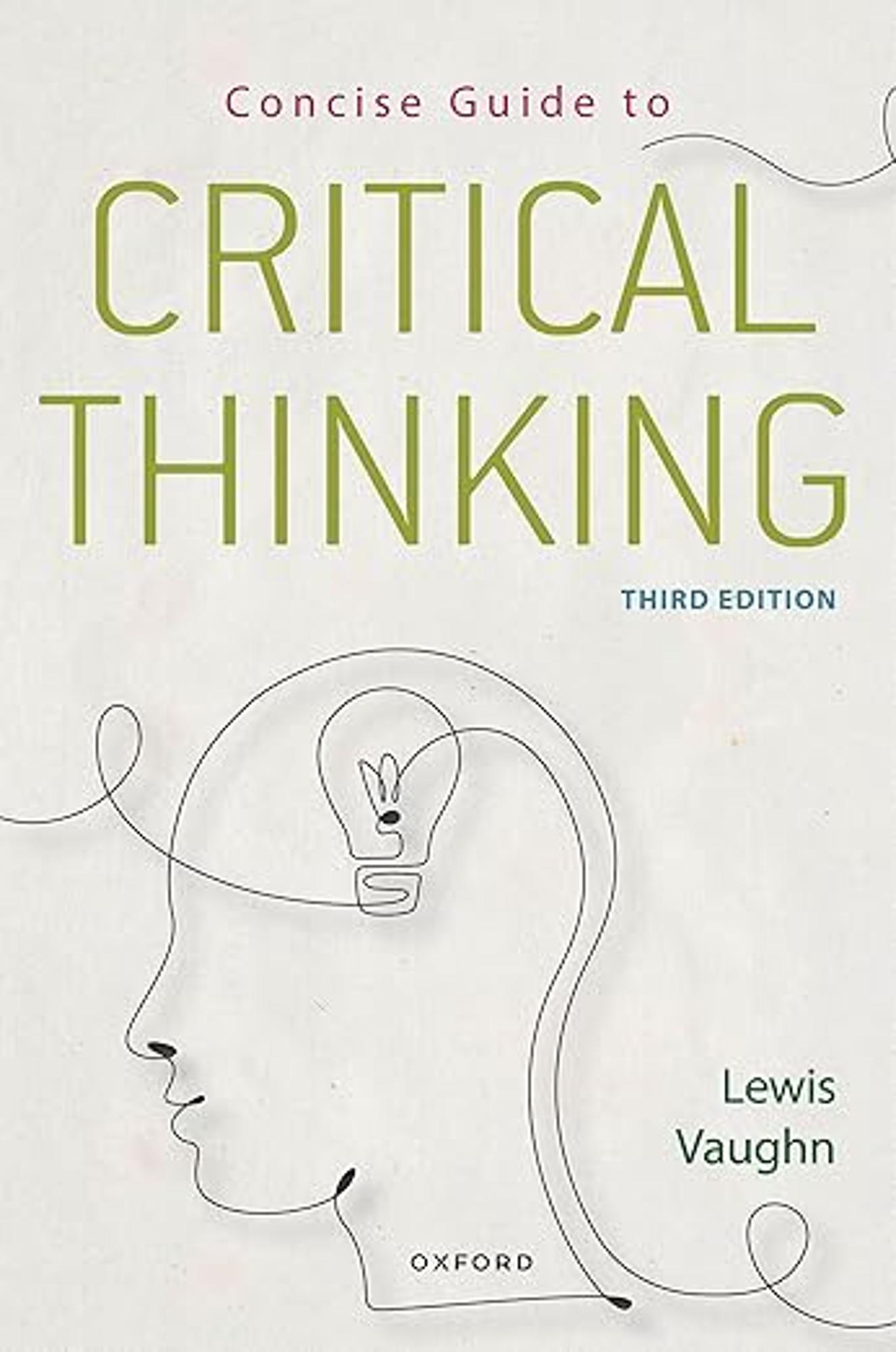 Cover image for CONCISE GUIDE TO CRITICAL THINKING, 3e