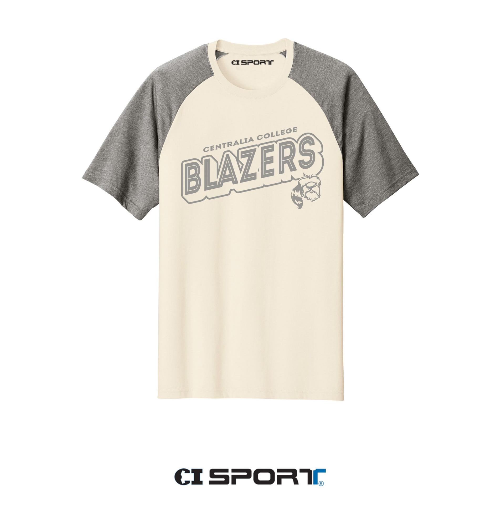 Product image 1 of 1 for CI Sport Vintage Heather Half Time Raglan Tee