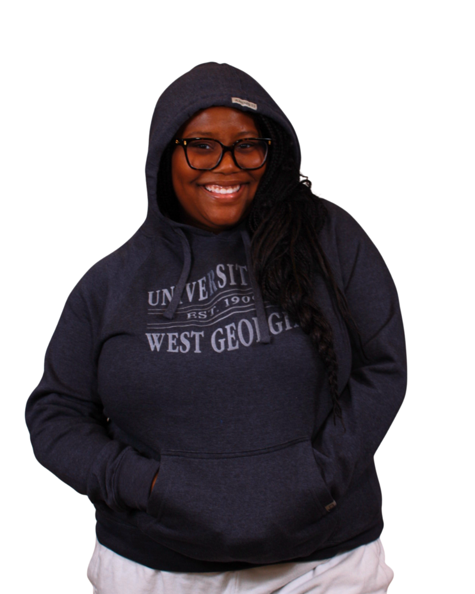 Product image 1 of 2 for EMBROIDERED BLENDED UNIV. OF WEST GA HOODIE