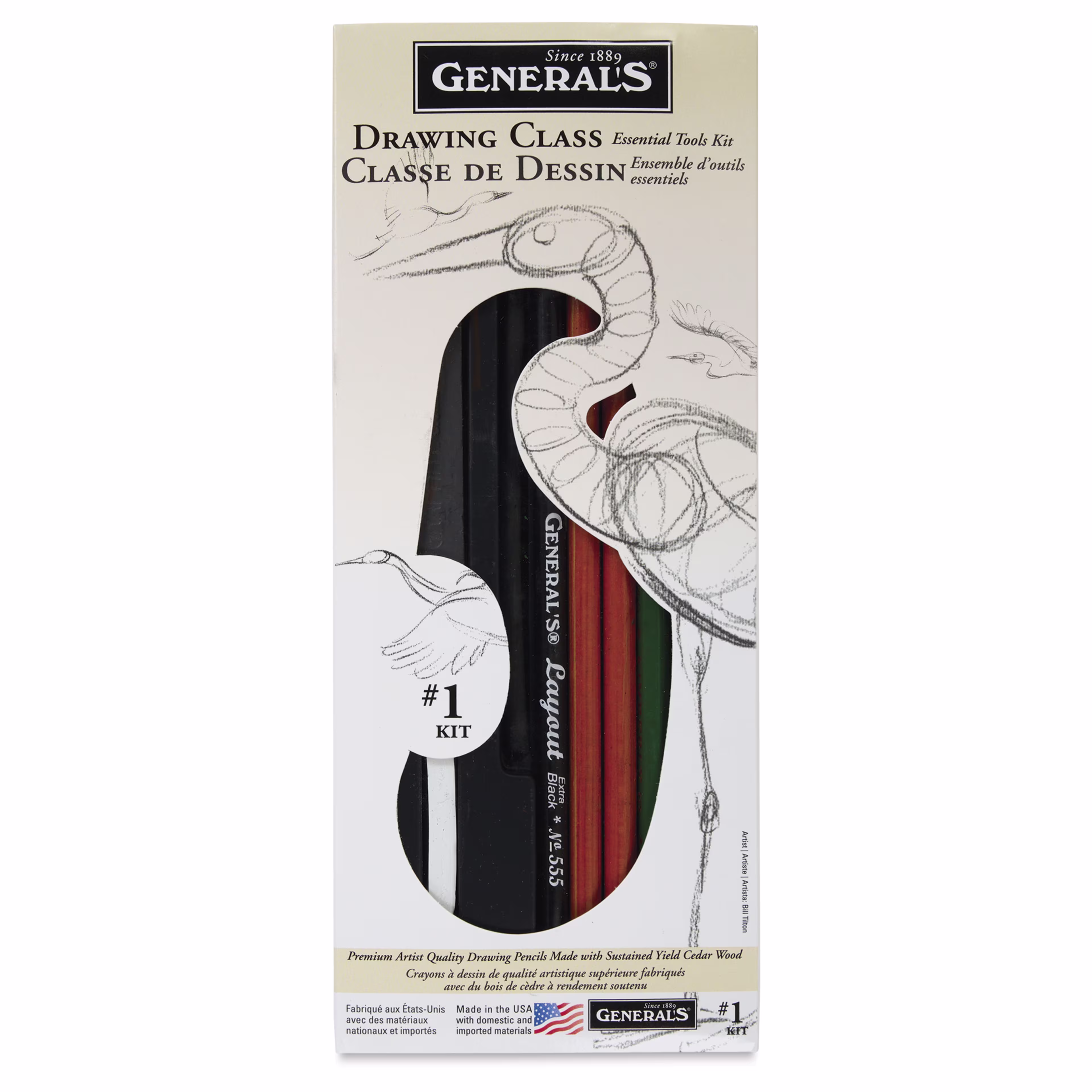 Product image 2 of 3 for General's Drawing Class Essential Tools Kit