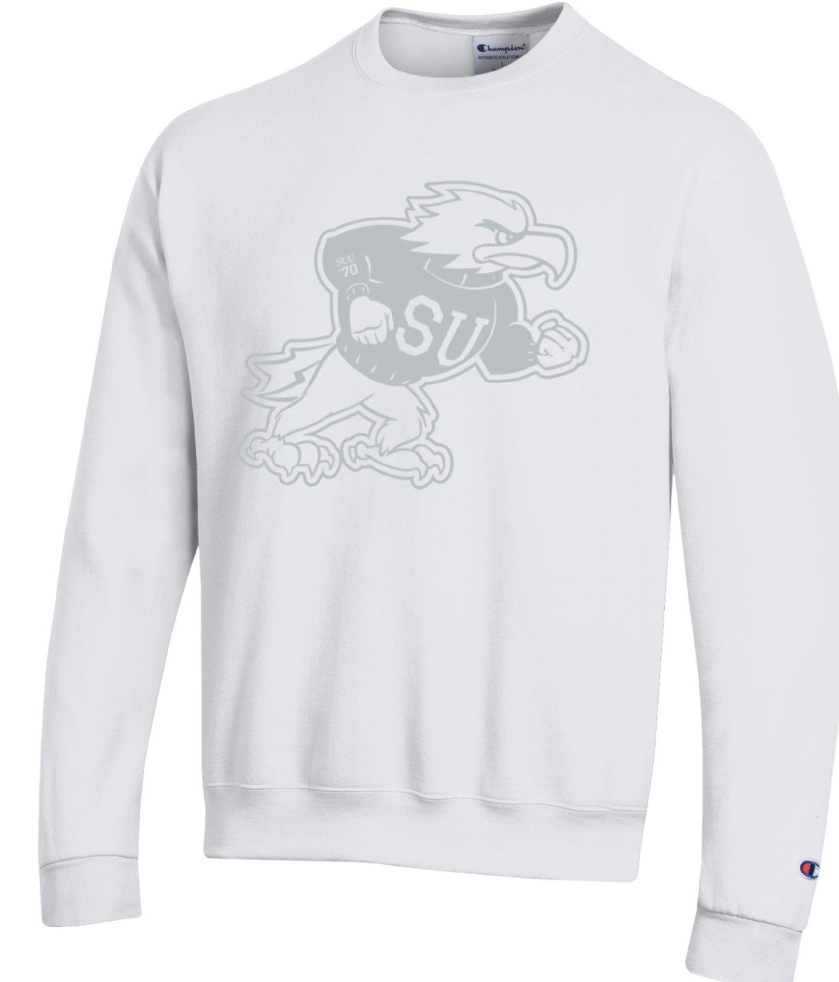 Product image 1 of 1 for CHAMPION CREW WHITE FIGHTING BIRD