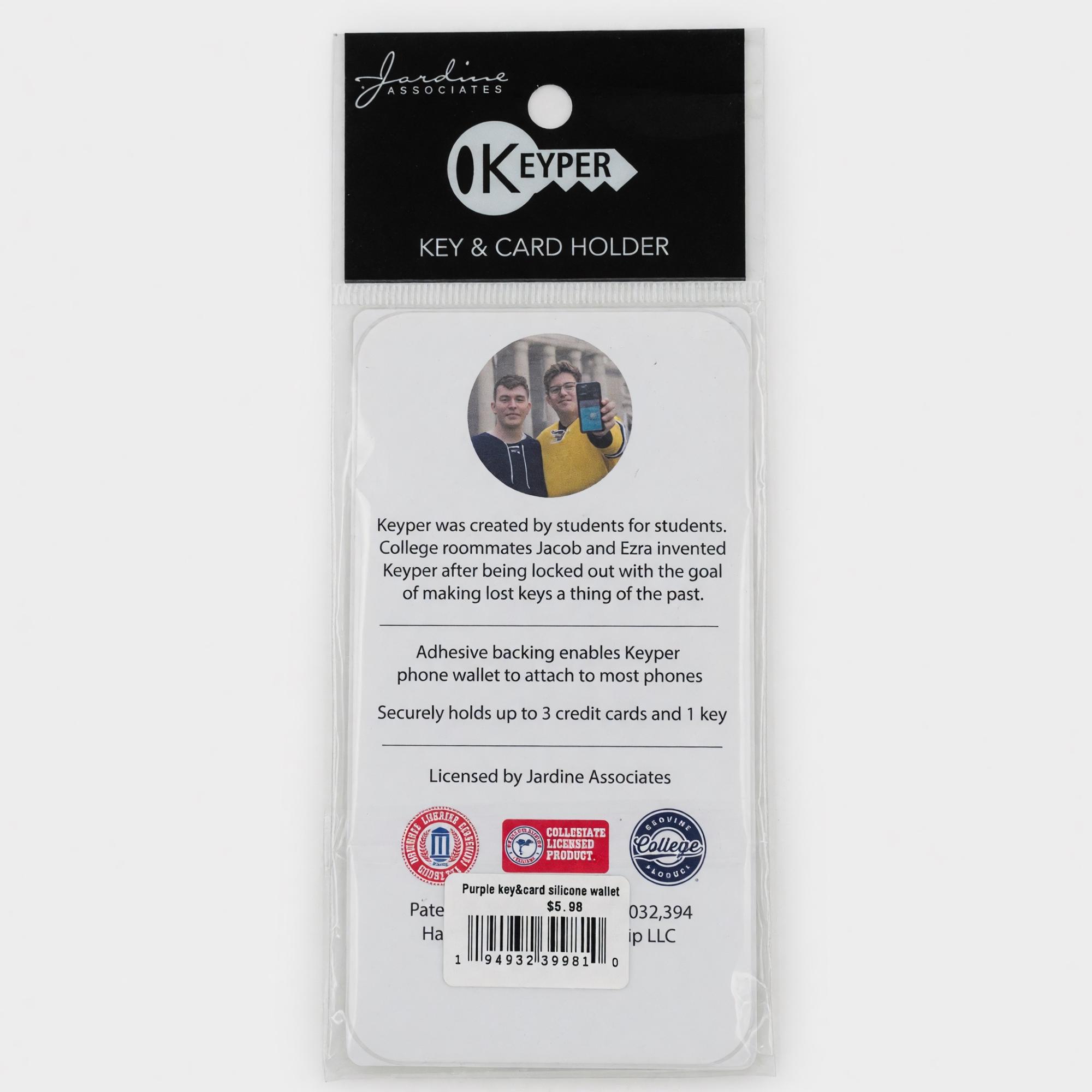 Product image 2 of 2 for University of Wisconsin Stevens Point Adhesive Phone Wallet with Key Holder