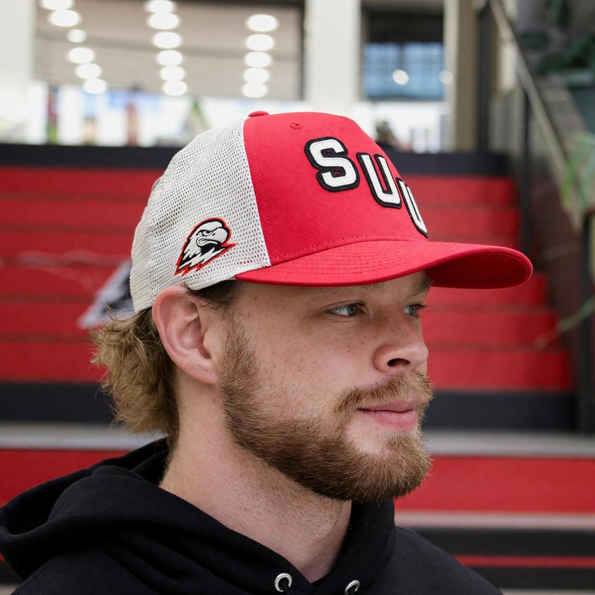 Product image 2 of 2 for SUU Keystone Mesh Cap – Red/White