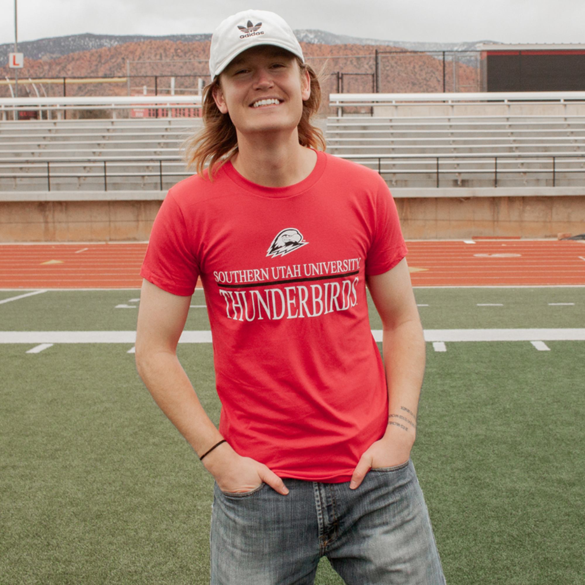 image of: CI Sport Red Southern Utah University Thunderbirds Tee