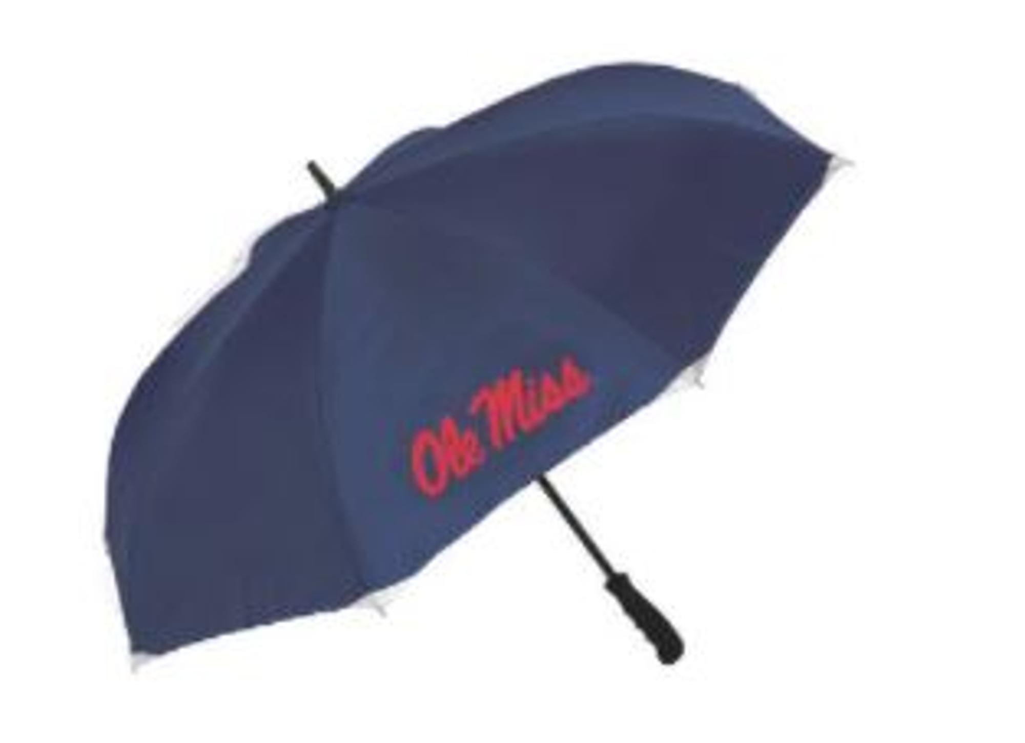 image of: Invertabrella Reflective Ole Miss Umbrella 48in Navy