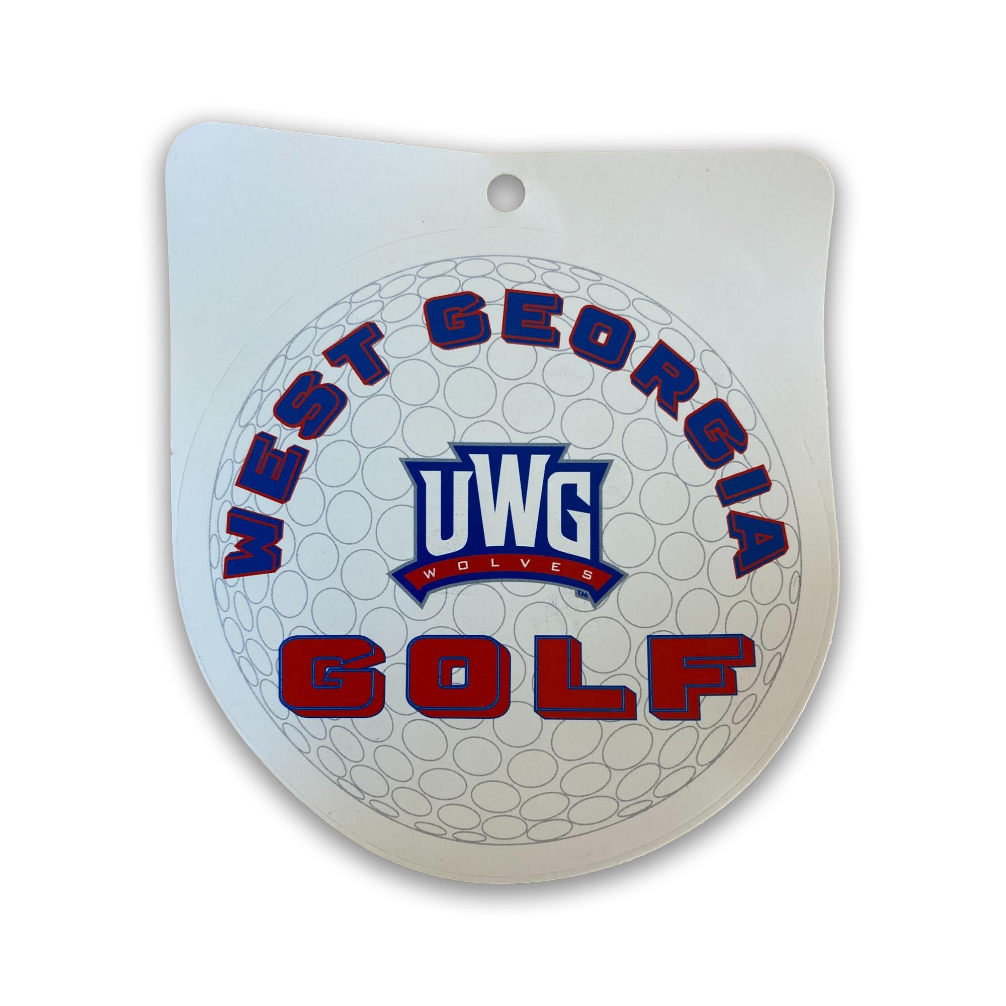 image of: UWG GOLF ATHLETICS STICKER