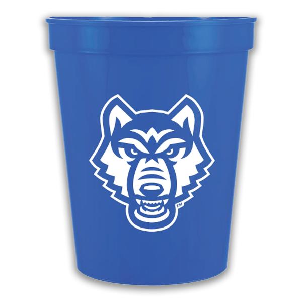 WOLF LOGO STADIUM CUP; $2.99