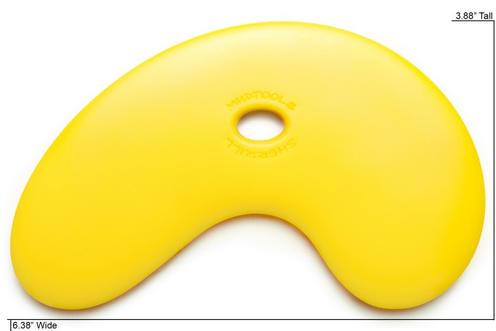 image of: Mudtools Large Bowl Rib Yellow Soft