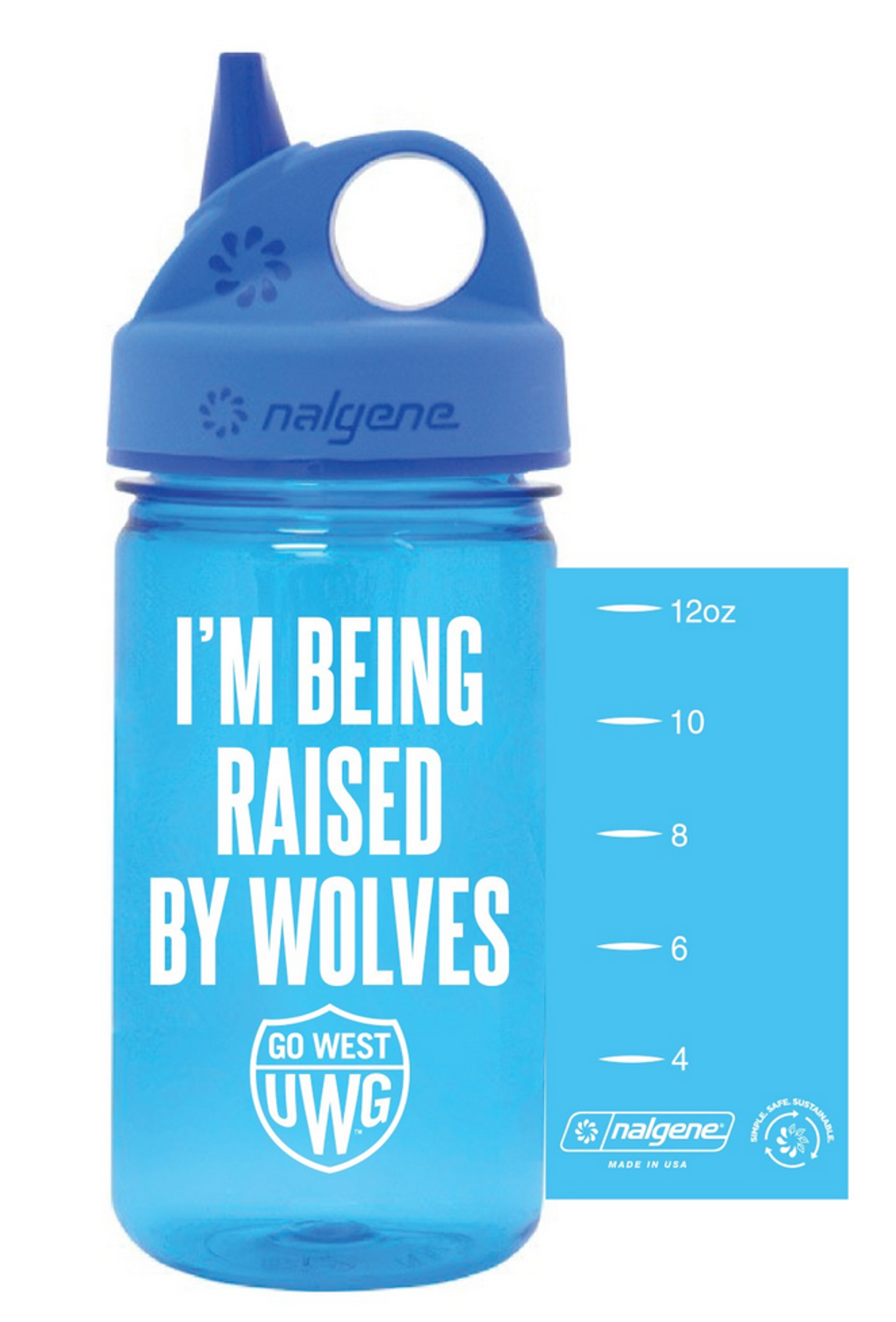 image of: RAISED BY WOLVES GRIP BOTTLE