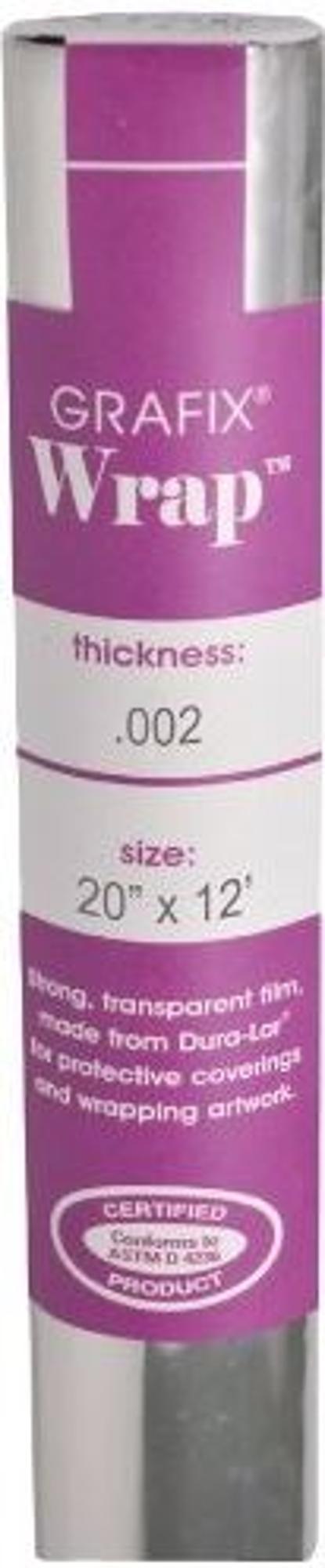 image of: Grafix Wrap .002mm 20in x 12ft Roll