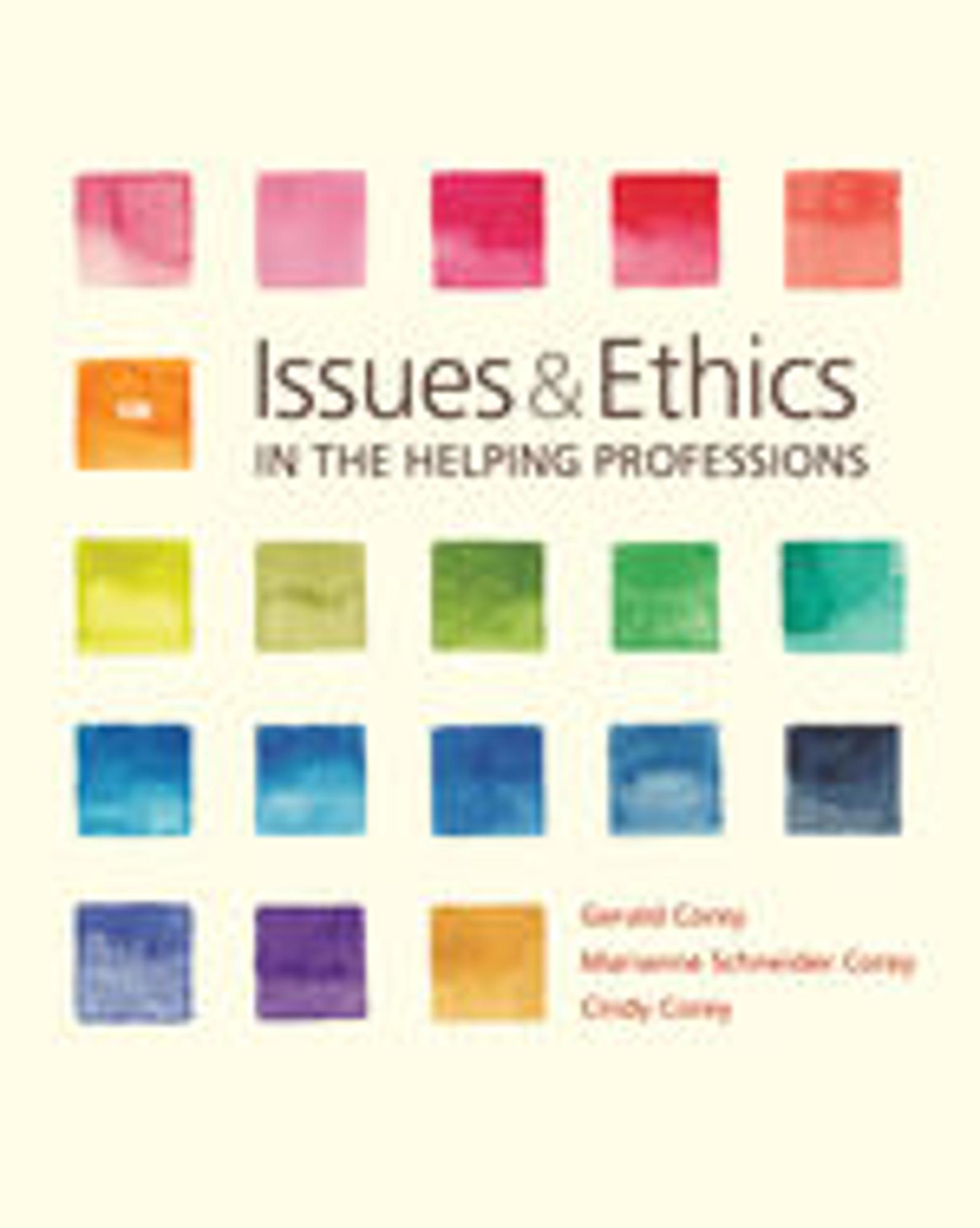 Cover image for ISSUES+ETHICS IN HELPING PROFESSIONS