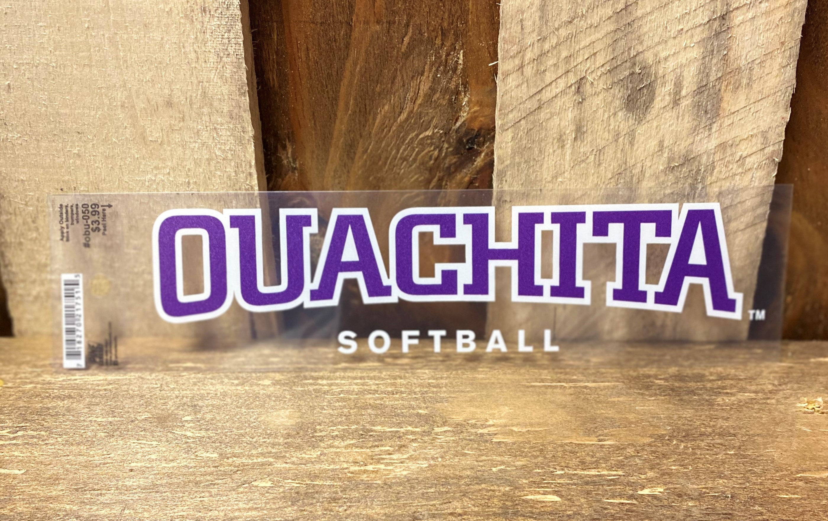 image of: Ouachita Softball Decal