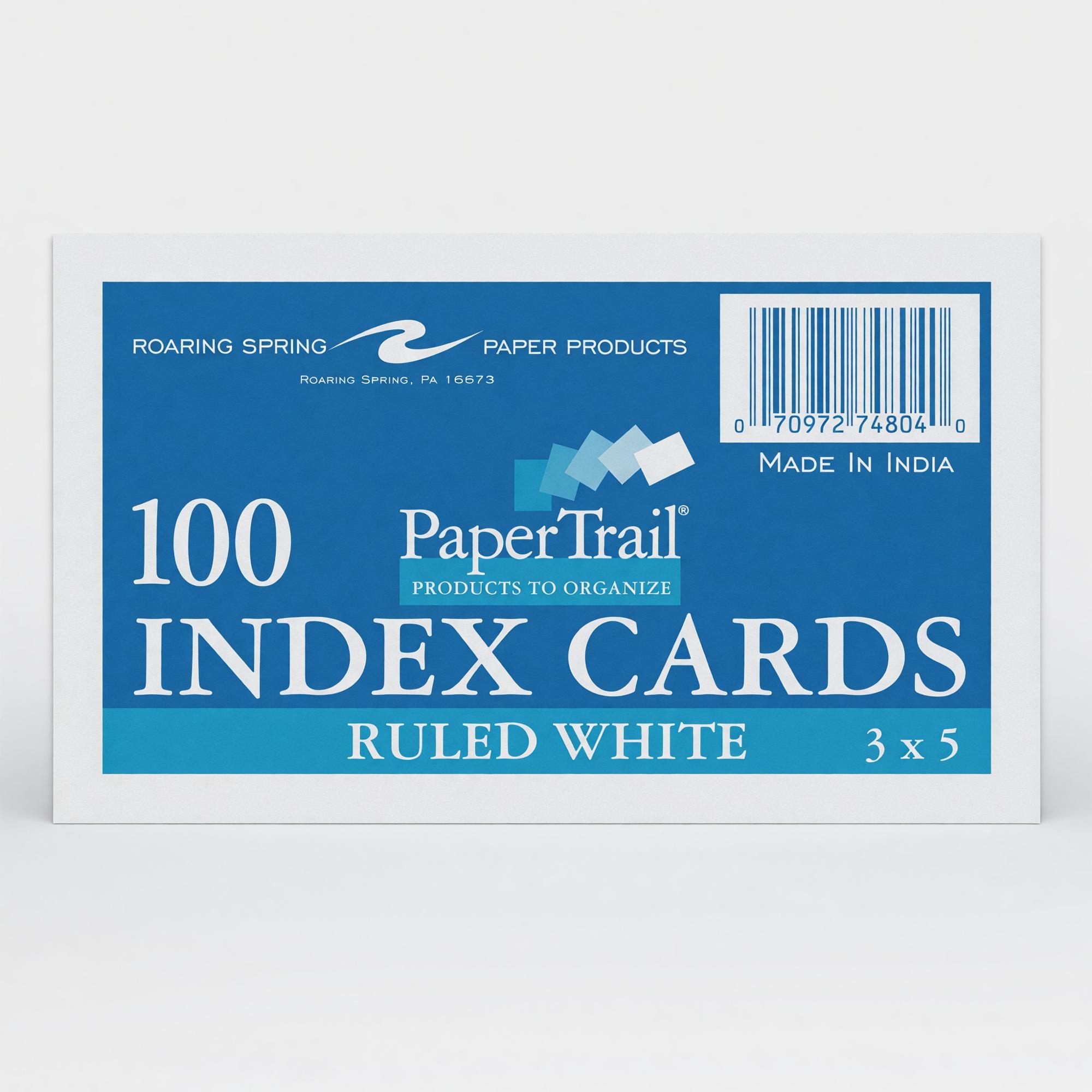 Product image 1 of 1 for Index Cards Ruled 3x5