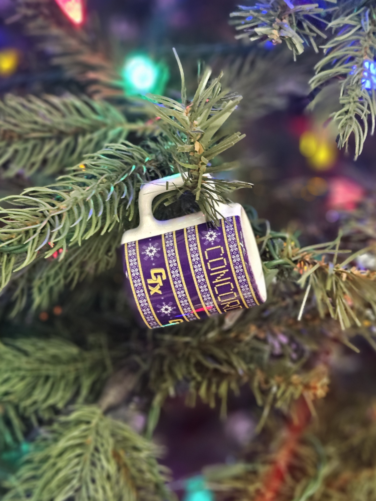 image of: Ugly Sweater Coffee Mug Ornament