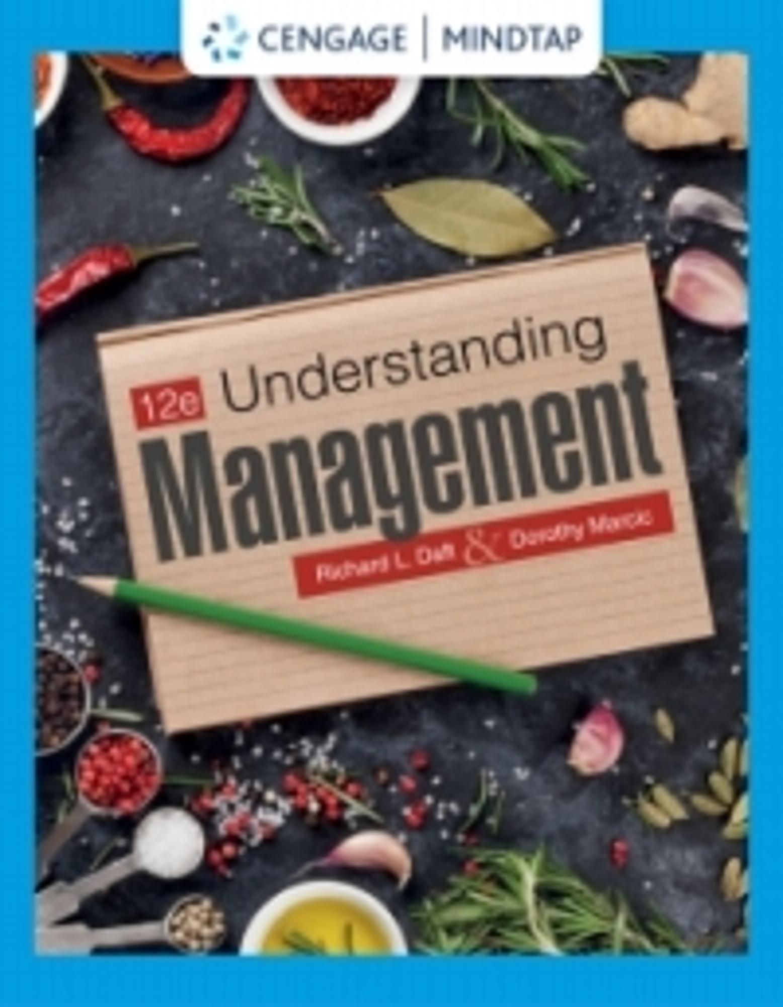 Cover image for UNDERSTANDING MANAGEMENT-MINDTAP
