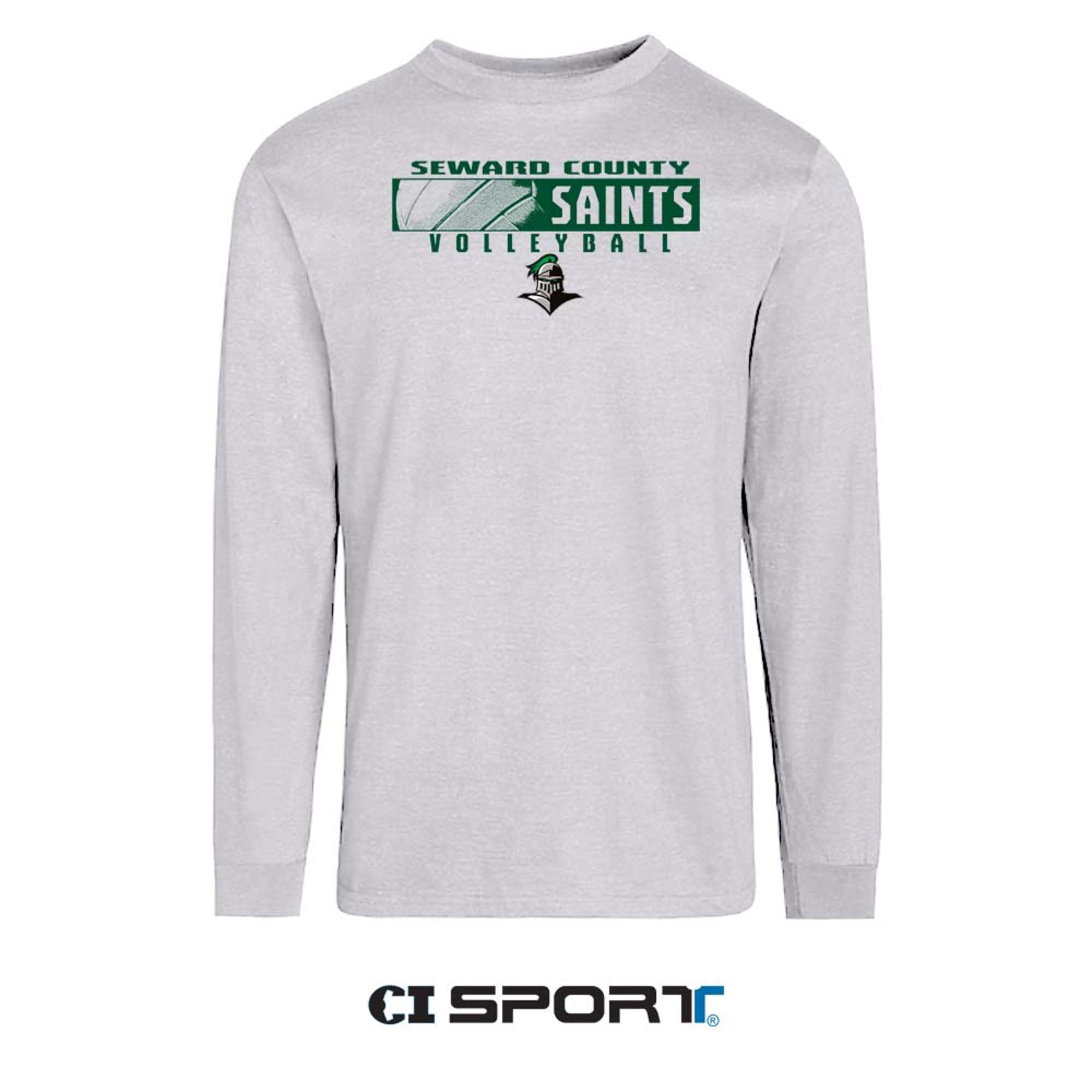 image of: CI SPORT SEWARD SAINTS PIRO VOLLEYBALL LONG SLEEVE TEE