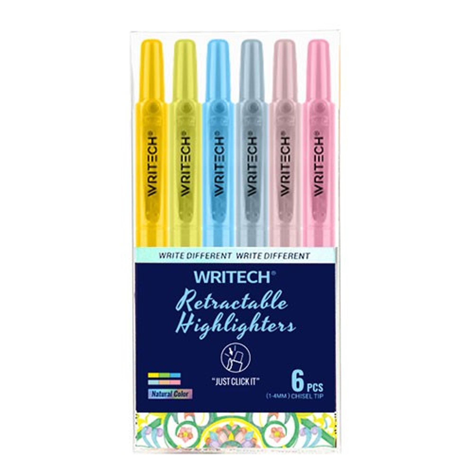 Variant 4 of 5 for WRITECH RETRACTABLE HIGHLIGHTER SET